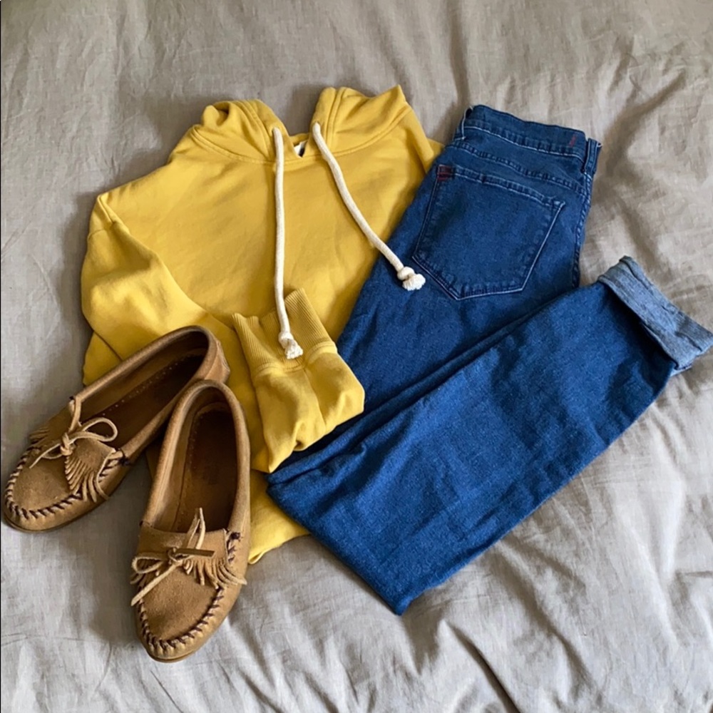 BDG High Rise Cigarette Long blue jean